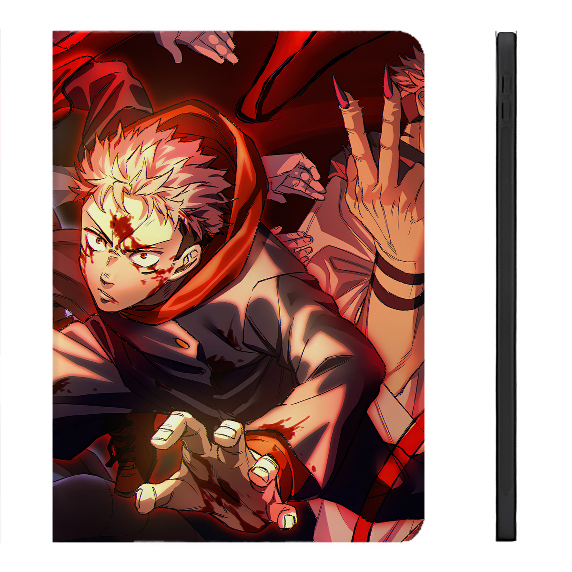 （画像用） 呪術廻戦 Jujutsu Kaisen IPadケース ペンホルダー付き ブックスタイルデザイン